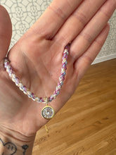 Load image into Gallery viewer, Braided Cord Charm Necklace