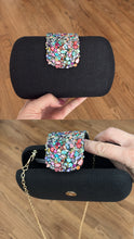 Load image into Gallery viewer, Glitzy Straw Clutch