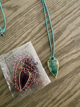 Load image into Gallery viewer, Braided Gemstone Heart