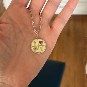 Initial Circular Disc Charm