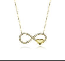 Load image into Gallery viewer, Infinity Heart Necklace