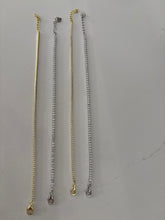 Load image into Gallery viewer, Adjustable Skinny Tennis Bracelet