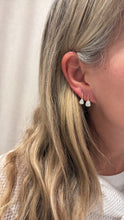 Load image into Gallery viewer, Pear Post Back Drop Earrings