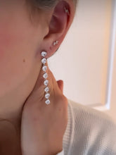 Load image into Gallery viewer, Gorgeous CZ Baguette Drop Earrings (2 styles)