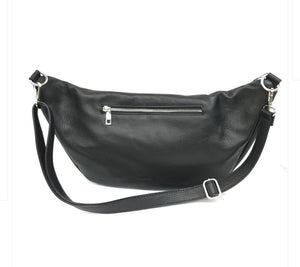Oversized Genuine Leather Sling Bag