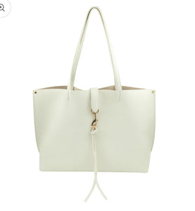 Grainy Vegan Leather Tote
