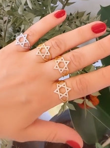 Star of David ring