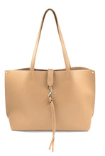 Load image into Gallery viewer, Grainy Vegan Leather Tote