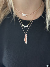 Load image into Gallery viewer, Map of Israel Necklace