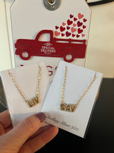 Load image into Gallery viewer, Bubble Nameplate on Cuban Link or Paperclip Chain