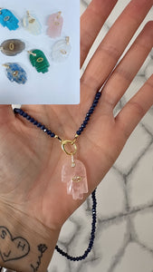 Gemstone Clasp Necklace
