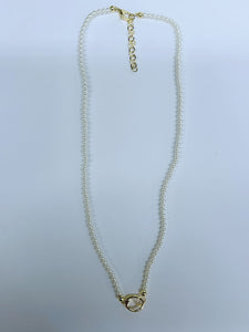 Gemstone Clasp Necklace