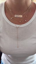 Load image into Gallery viewer, Dainty Y Lariat Necklace