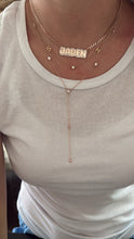 Load image into Gallery viewer, Dainty Y Lariat Necklace