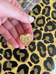 Fluted Heart Charm