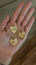 Load image into Gallery viewer, Fluted Heart Charm