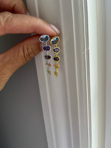 Gemstone Drop Earrings