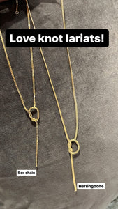 Gold Filled Love Knot Lariat
