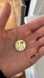Initial Circular Disc Charm