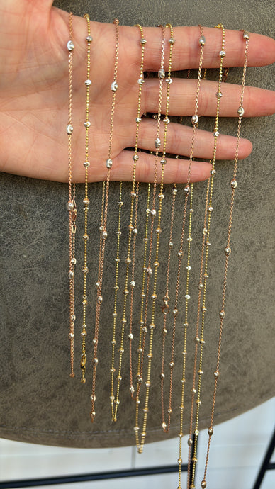Two Tone Sterling Silver Necklaces
