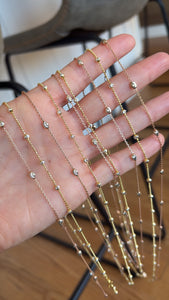 Two Tone Sterling Silver Necklaces