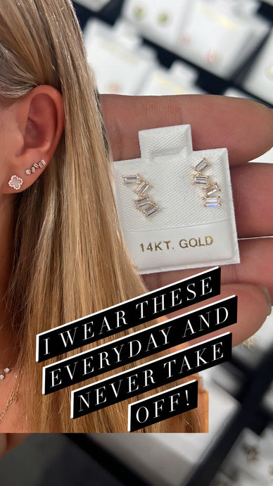 14k gold earrings