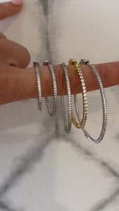Gorgeous CZ Hoops