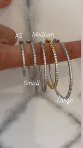 Gorgeous CZ Hoops