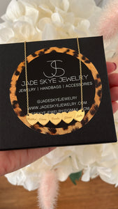 Engraved Hearts Name Necklace