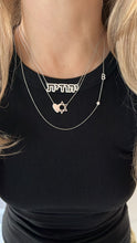 Load image into Gallery viewer, Star of David Heart Necklace
