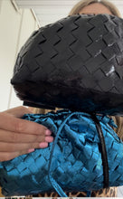 Load image into Gallery viewer, Metallic Woven Clutch Bag