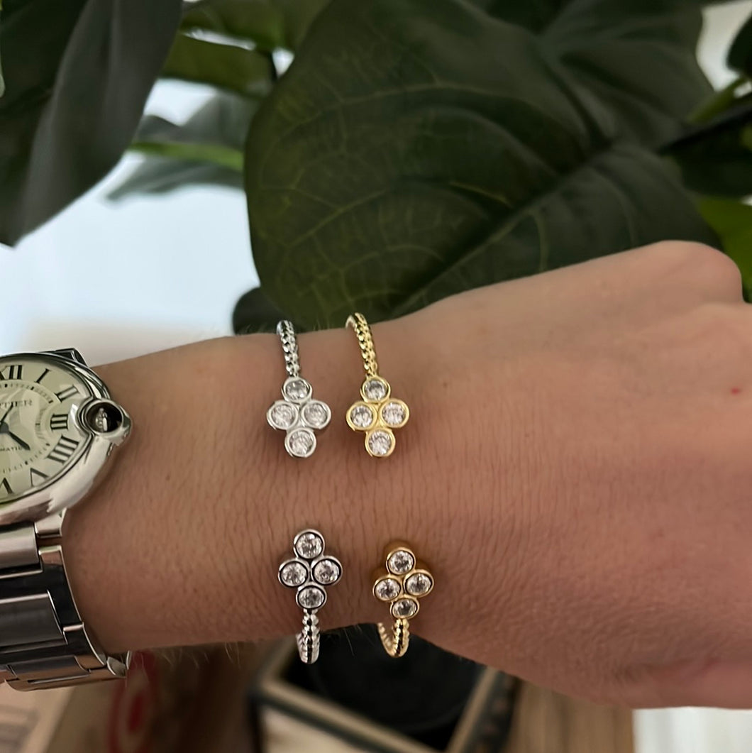 Assorted open-ended adjustable bangles