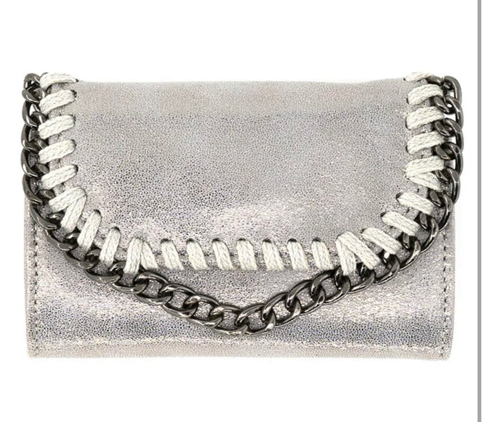 Silver Grey Mini Wallet