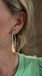 Gorgeous CZ Hoops