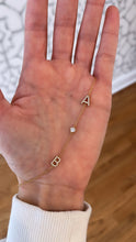 Load image into Gallery viewer, Sideways Initial Necklace