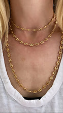 Load image into Gallery viewer, Gold Filled Puffer Link Necklaces