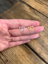 Load image into Gallery viewer, Star Chain Post Earrings