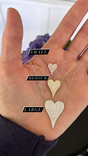 Load image into Gallery viewer, Pave Heart Drip Necklace