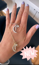 Load image into Gallery viewer, Star, Moon and Bolt Necklace