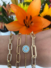Load image into Gallery viewer, 15mm chunky gold link bracelet
