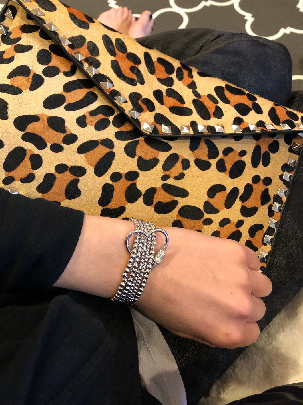 Studded Envelope Clutch
