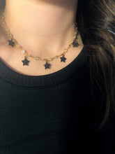 Load image into Gallery viewer, Bezel Star Choker Necklace