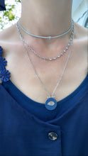 Load image into Gallery viewer, Bezel and Paper Clip Necklace