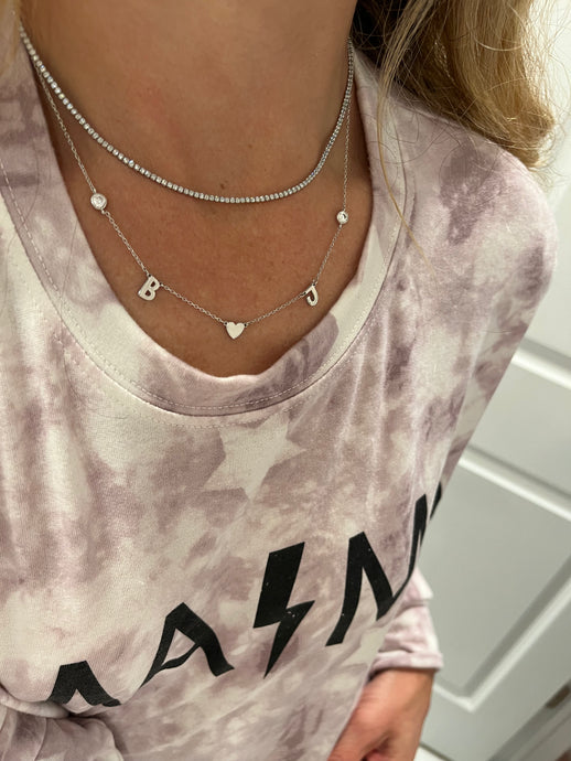 The “Danielle” Double Initial Necklace