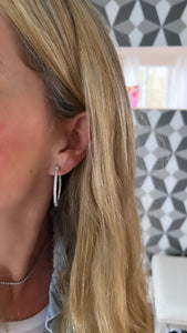 Gorgeous CZ Hoops