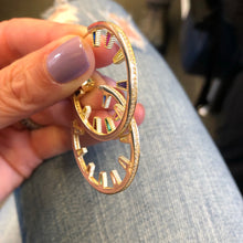 Load image into Gallery viewer, Gorgeous CZ and Colored Stone Hoops