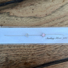 Load image into Gallery viewer, Initial Bracelet With Enamel Heart or Star