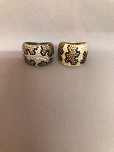 Sterling Silver and CZ Leopard Ring