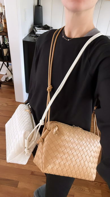 Vegan Woven Crossbody