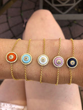 Load image into Gallery viewer, Enamel Evil Eye Bracelets